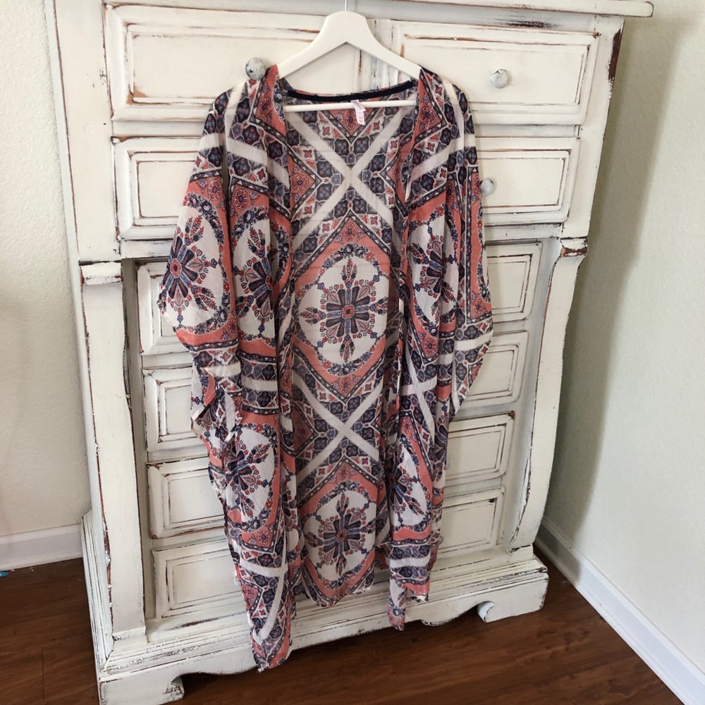 Paisley kimono /cover-up